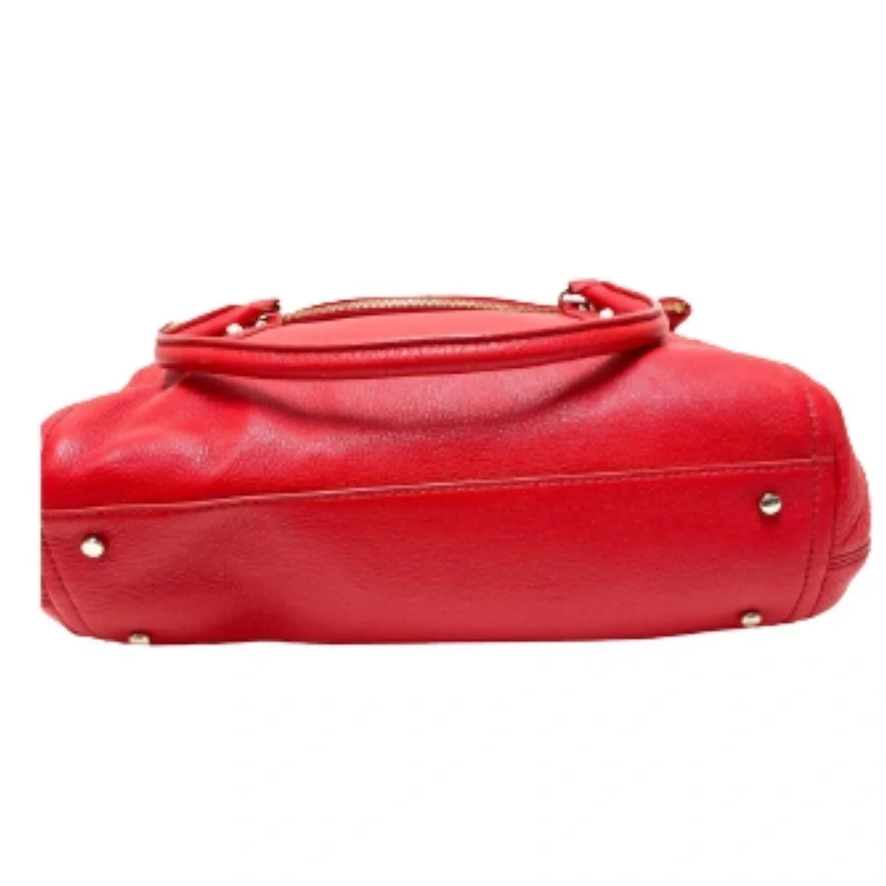 Kate Spade red Cobble Hill Leslie satchel handbag